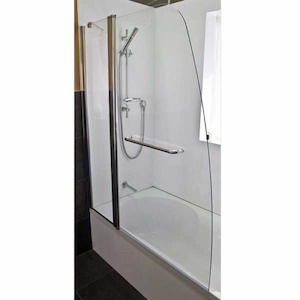 Bathroom and toilet fitting: Bath Swing Door