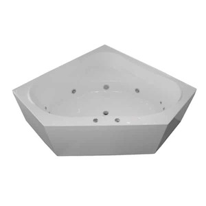 Bathroom and toilet fitting: Corner Spa Bath Michelle