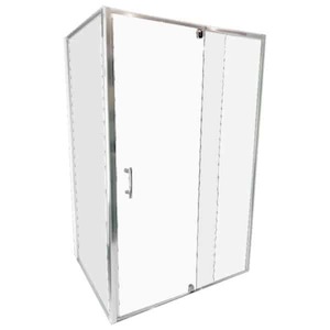 Shower Door Corner with Return Adjusta