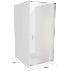 Shower Cubicle 760, 800 or 900×1200 3-sided Alcove