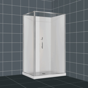 Corner Shower 1200×760 Framed Sliding Door