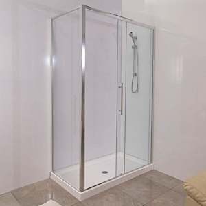 Corner Shower 1200×900 Framed Sliding Door