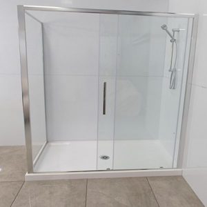 Corner Shower 1800×900 Framed Sliding Door