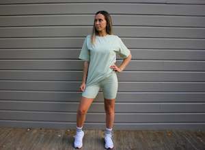 Empress: Empress Shorts - Fog Green