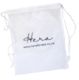 Drawstring Swim Bag - White