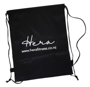 Drawstring Swim Bag - Black