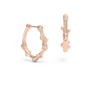 Mini Twig Hoops - Alice Herald Diamond Couture