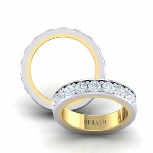 2 Becomes 1 Eternity Ring - Alice Herald Diamond Couture