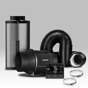 6"/150mm AC INFINITY FAN, Carbon Filter & Ducting