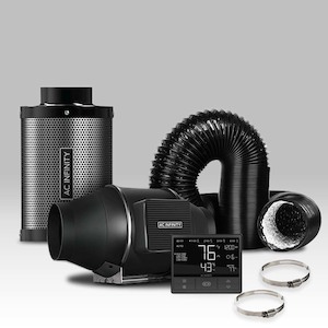 Garden supply: 4"/100mm AC INFINITY FAN, Carbon Filter & Ducting