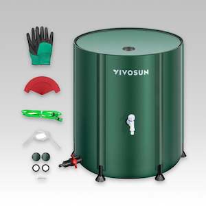 Vivosun Collapsible Rain Barrel, 200L Water Storage Tank