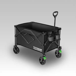 Vivosun Folding Collapsible Wagon Beach Cart - Black