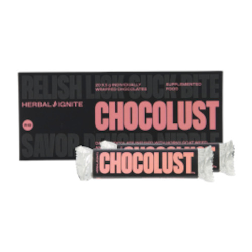 Chocolust Box & Bars Bundle - Aphrodisiac Chocolate Deal Herbal Ignite