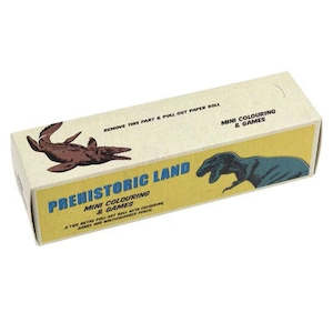 Pharmacy: Prehistoric Land Mini Colouring and Games