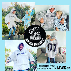 Moana Rd #1 Dad Mega Hoodie