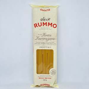 General store operation - mainly grocery: RUMMO Spaghetti No. 3 Pasta 500g