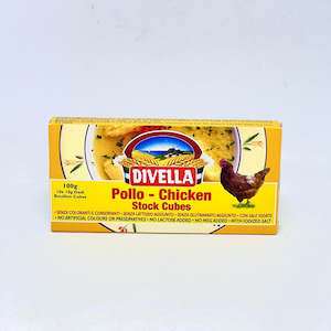 General store operation - mainly grocery: DIVELLA Chicken Stock Cubes 100g