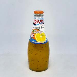 DIVO Orange Drink w/ Basil Seeds 300mL