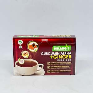 HELMIGS Curcumin & Ginger Herbal Tea 10TB 180g