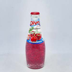 DIVO Sour Cherry Drink w/ Basil Seeds 300mL