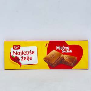 STARK Najlepse Zelje Milk Chocolate w/ Crumbled Biscuits Original 250g