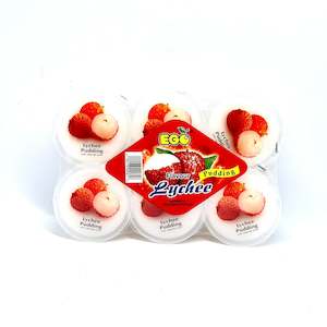 EGO Lychee Pudding 6x120g