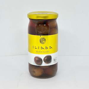 General store operation - mainly grocery: ILIADA Black Olives 370g