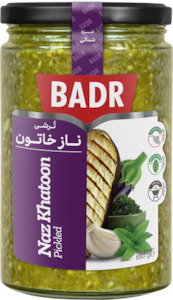 General store operation - mainly grocery: BADR Nazkhatoun Pickles 650g