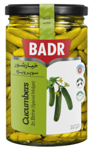 BADR Pickled Special Midget Cucumbers 630g