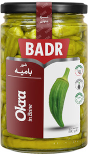 General store operation - mainly grocery: BADR Okra Pickle 590g