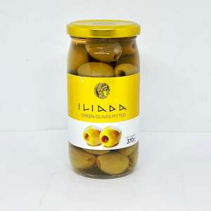 ILIADA Pitted Green Olives 370g