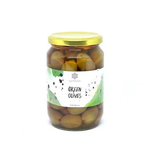 General store operation - mainly grocery: SYMBIOSIS Green Olives 720g