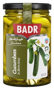 BADR Pickled Baby Cucumbers 630g