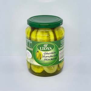 General store operation - mainly grocery: LIDYA Gherkin Sandwich Stackers 670g