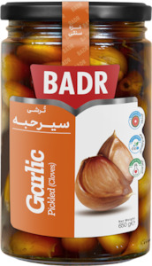 BADR Brown Garlic Pickle Clove 650g