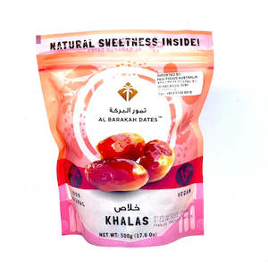 AL BARAKAH Khalas Dates Pouch 500g