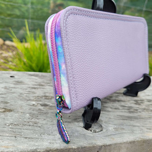 Lilac Zip Around Wallet hewetson-ridge