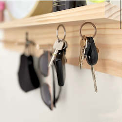 Homewares: Peg Shelf & Magnetic Key Holder