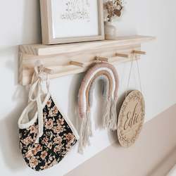 Homewares: SECONDS SMALLER PEGS - 60cm Peg Shelf