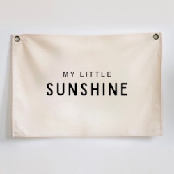 Homewares: âMy Little Sunshineâ banner