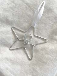 Homewares: Personalised hanging star