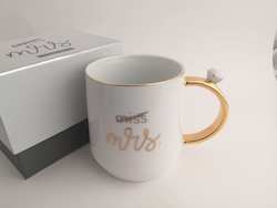 Miss to Mrs Ring Handle Mug