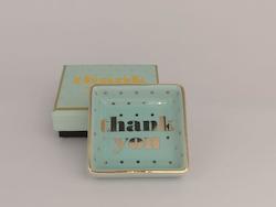 Trays And Trinkets: Thank You Trinket Dish