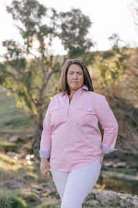 Heidi Workshirt in Pink