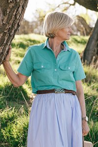 Alice Workshirt in Teal