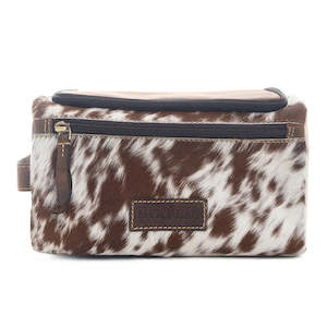 Cowhide Makeup Kit / Toilet Bag - Jersey