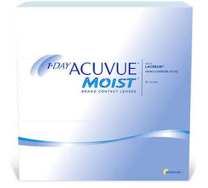 Daily contact lenses: 1 Day Acuvue Moist 90 pack : , Eyecare Birkenhead