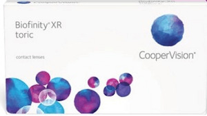 Monthly contact lenses: Biofinity XR Toric - 6 pack : , Eyecare Birkenhead