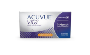 Monthly contact lenses: Acuvue Vita for Astigmatism 6 pack : , Eyecare Birkenhead