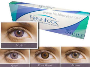 Freshlook 1 day Colors - BLUE : , Eyecare Birkenhead